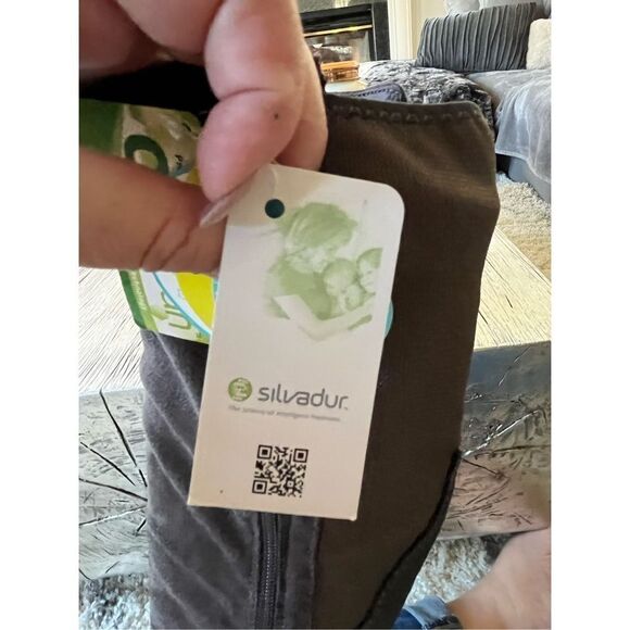 BZees Gray Washable Faux Suede Comfort Boot sz  8 NWT - Picture 11 of 13